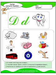 D Sesi Çalışma Sayfaları